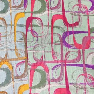 Linen Slub Digital Print No. 6